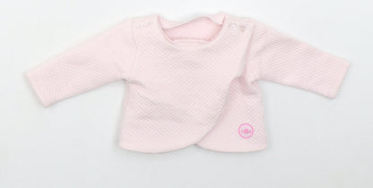 Rockabye-Baby Girls Pink  Polyester Cardigan Jumper Size 0-3 Months  Button