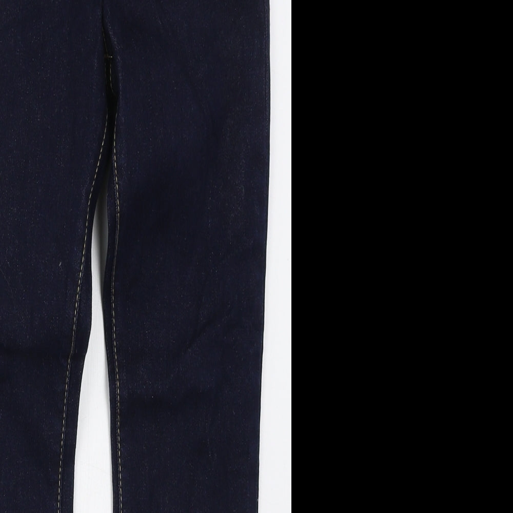 Gap Girls Blue  Cotton Skinny Jeans Size 10 Years  Regular Button
