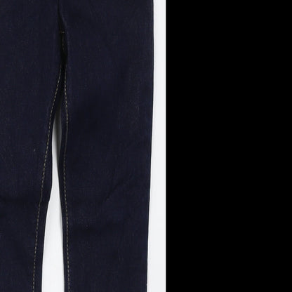 Gap Girls Blue  Cotton Skinny Jeans Size 10 Years  Regular Button