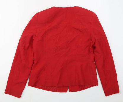 Julipa Womens Red   Jacket  Size 10  Zip