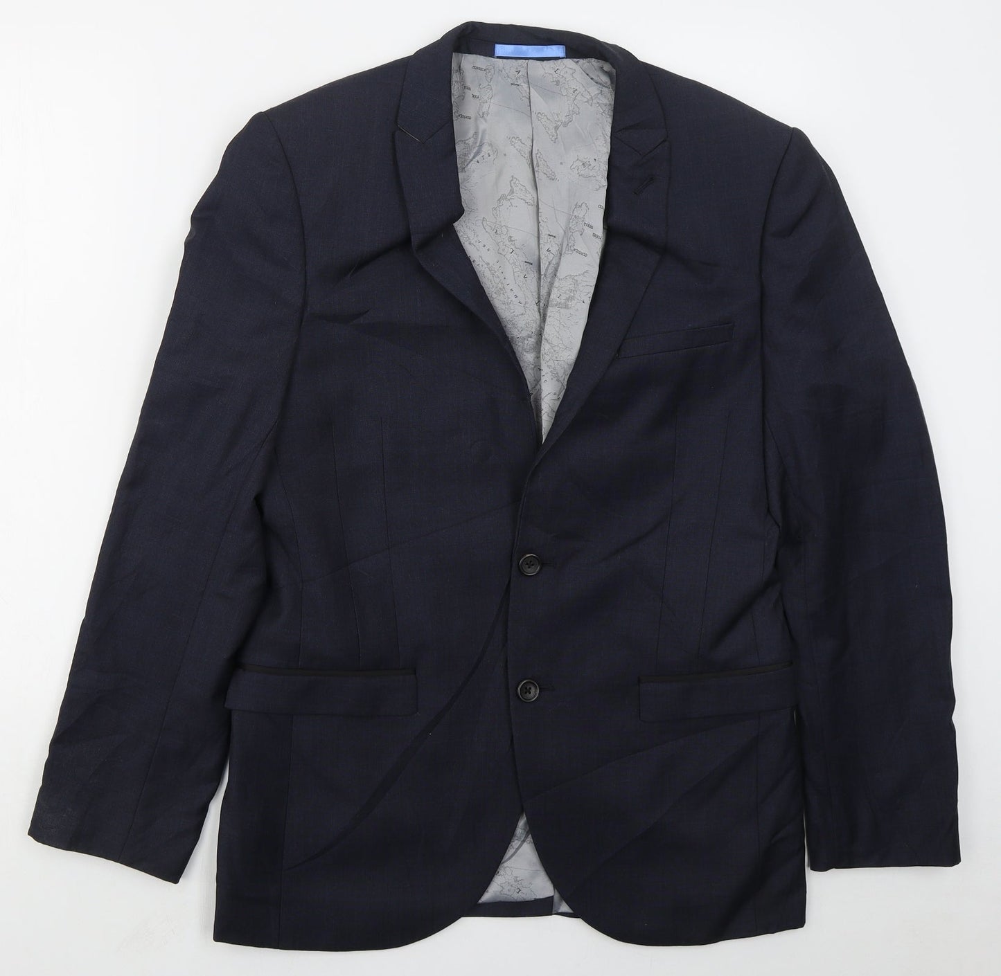 Mens UK Size 38 NEXT Regular Blue Suit Jacket
