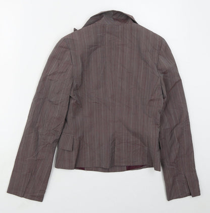 Womens UK Size 10 MNG Regular Purple Suit Jacket