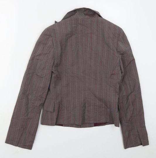 Womens UK Size 10 MNG Regular Purple Suit Jacket