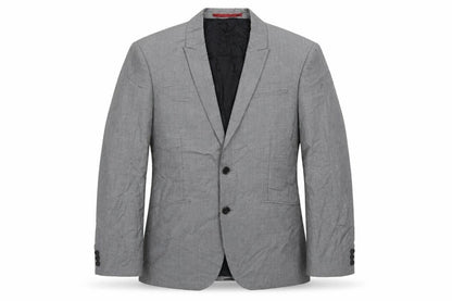 Mens UK Size 38 Preworn Regular Grey Suit Jacket