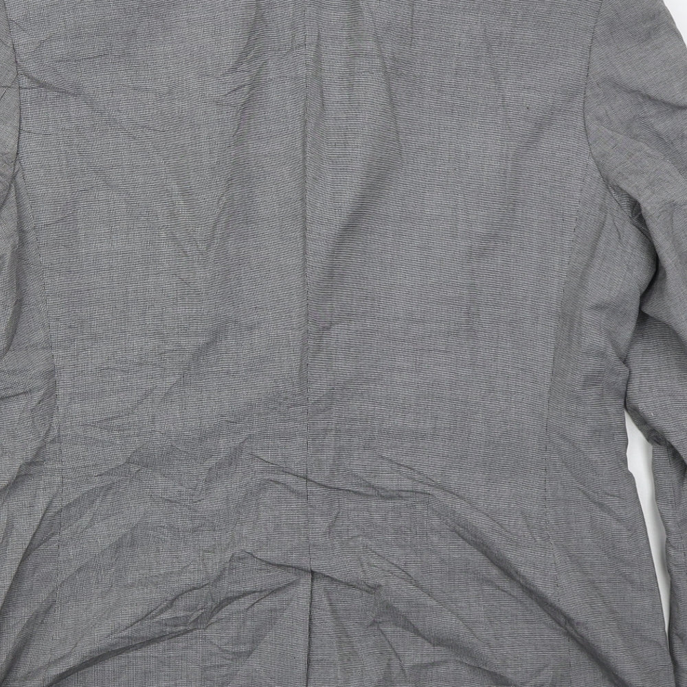 Mens UK Size 38 Preworn Regular Grey Suit Jacket
