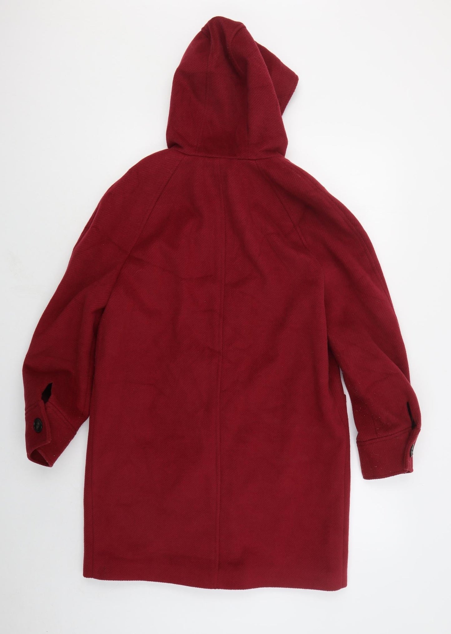Womens UK Size 10 Marks and Spencer Red Pea Coat