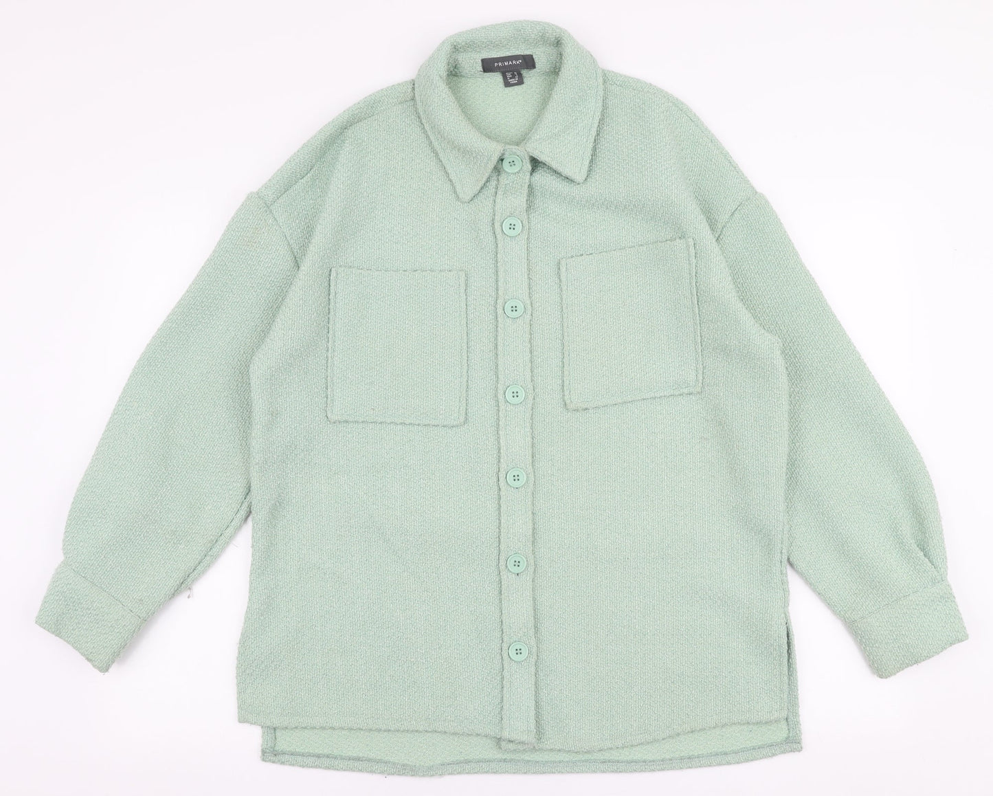 Primark Womens Green   Jacket  Size 10  Button