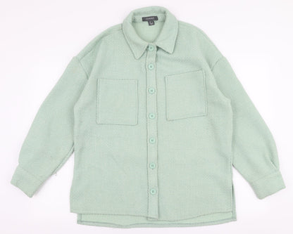Primark Womens Green   Jacket  Size 10  Button