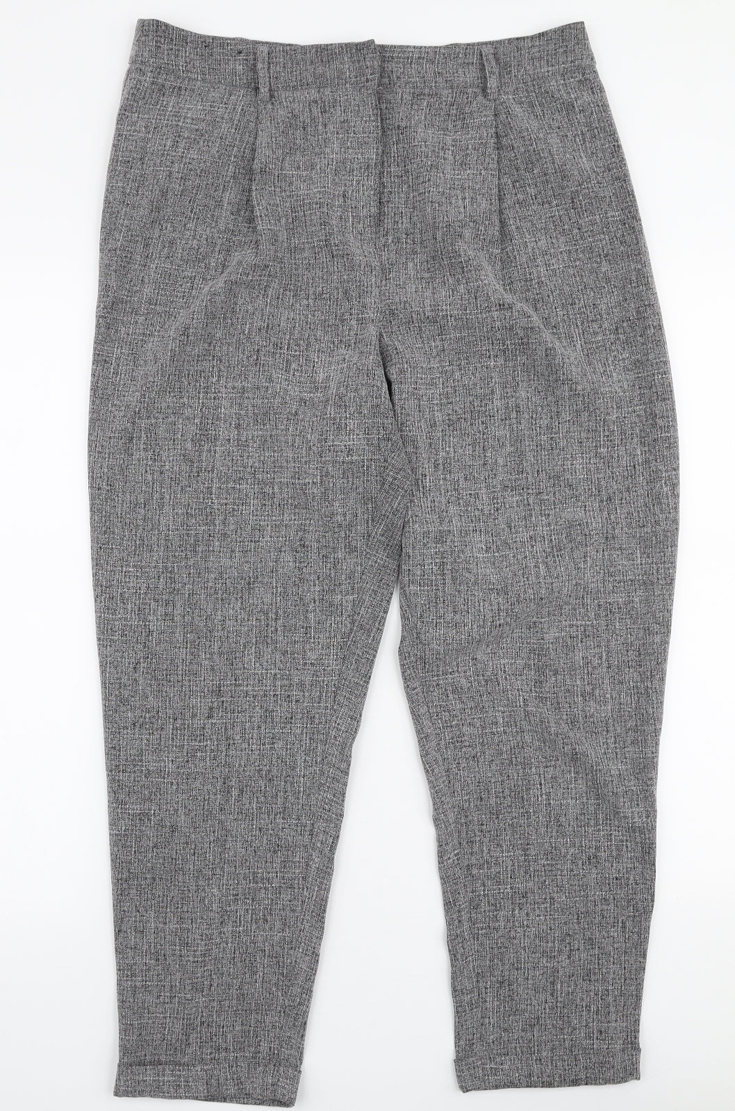 Womens UK Size 12 New Look Slim Fit  Grey Trousers