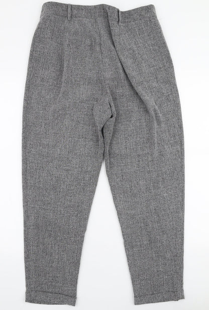 Womens UK Size 12 New Look Slim Fit  Grey Trousers