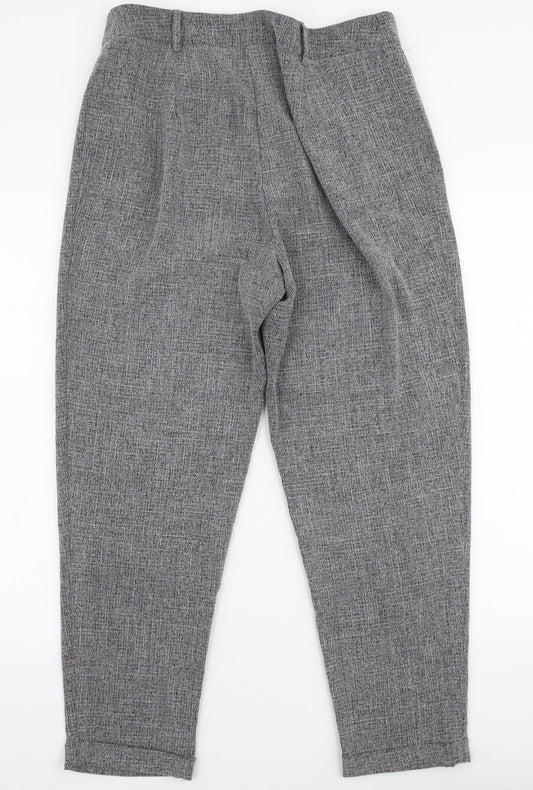 Womens UK Size 12 New Look Slim Fit  Grey Trousers