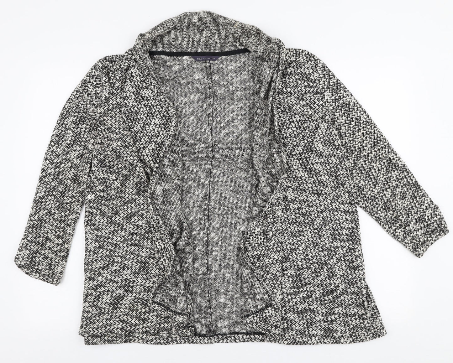 Womens UK Size 16 Marks and Spencer Beige Cardigan Jumper