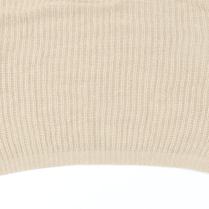 Womens UK Size 14 Missguided Beige Pullover Jumper