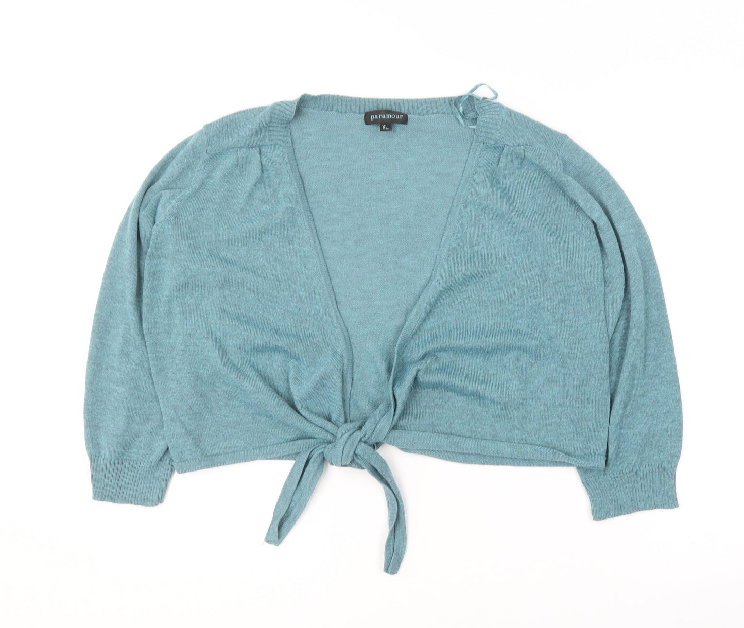 Womens UK Size XL Paramour Blue Cardigan Jumper