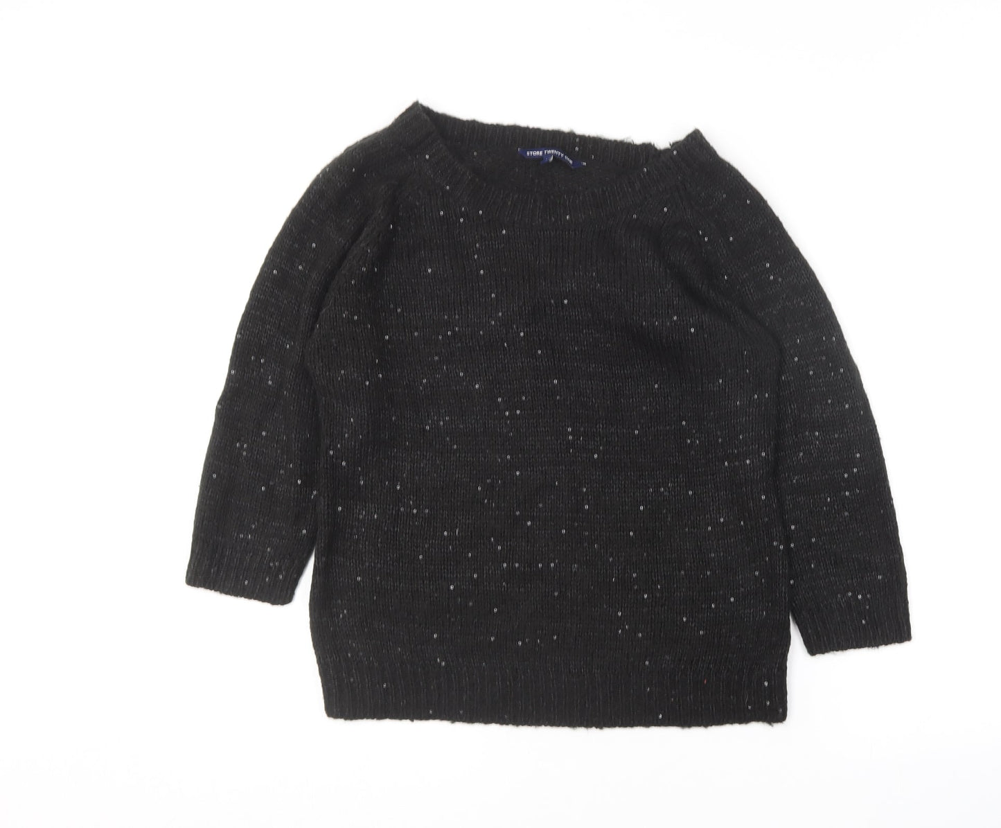 Womens UK Size M Store Twenty One Black Pullover Jumper