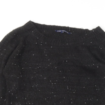 Womens UK Size M Store Twenty One Black Pullover Jumper