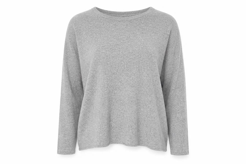 Womens UK Size 10 F&F Grey Pullover Jumper