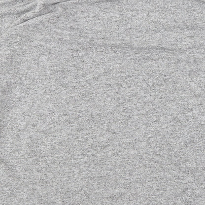 F&F Womens Grey Round Neck  Viscose Pullover Jumper Size 10