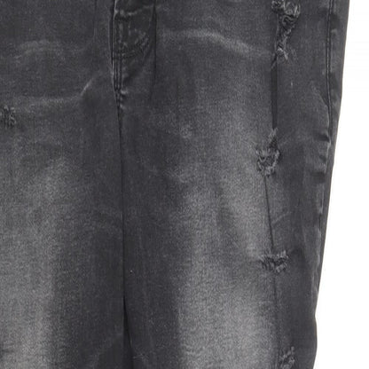 Matalan Womens Black  Cotton Skinny Jeans Size 36 in L30 in Regular