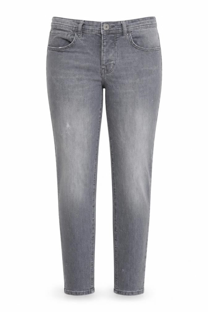 Womens UK Size 32 in Denim & Co. Regular Fit Skinny Grey Jeans