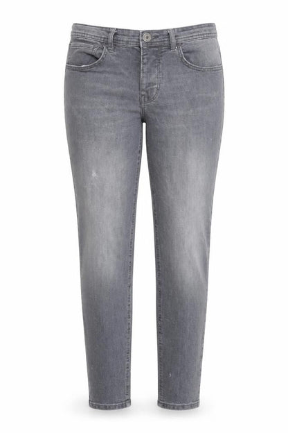 Womens UK Size 32 in Denim & Co. Regular Fit Skinny Grey Jeans