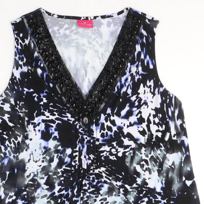 Womens UK Size 14 Together Multicoloured Basic Blouse