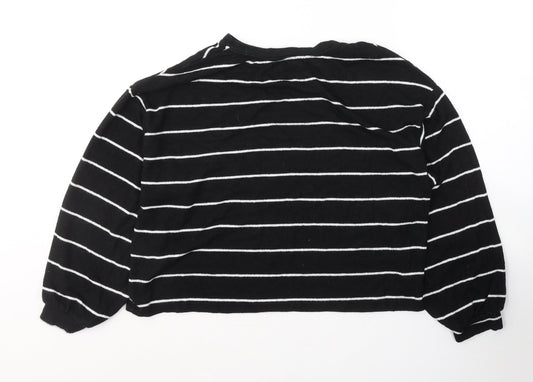 Womens UK Size M New Look Black Pullover Jumper