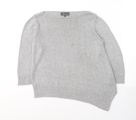 Womens UK Size 14 Marks and Spencer Grey Pullover Jumper