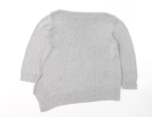 Womens UK Size 14 Marks and Spencer Grey Pullover Jumper
