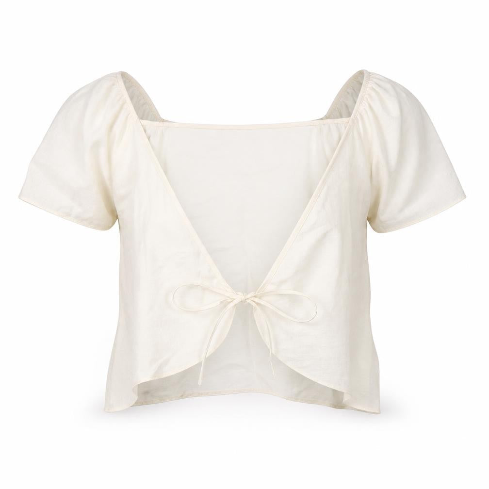 Womens UK Size 12 Primark Ivory Basic Blouse