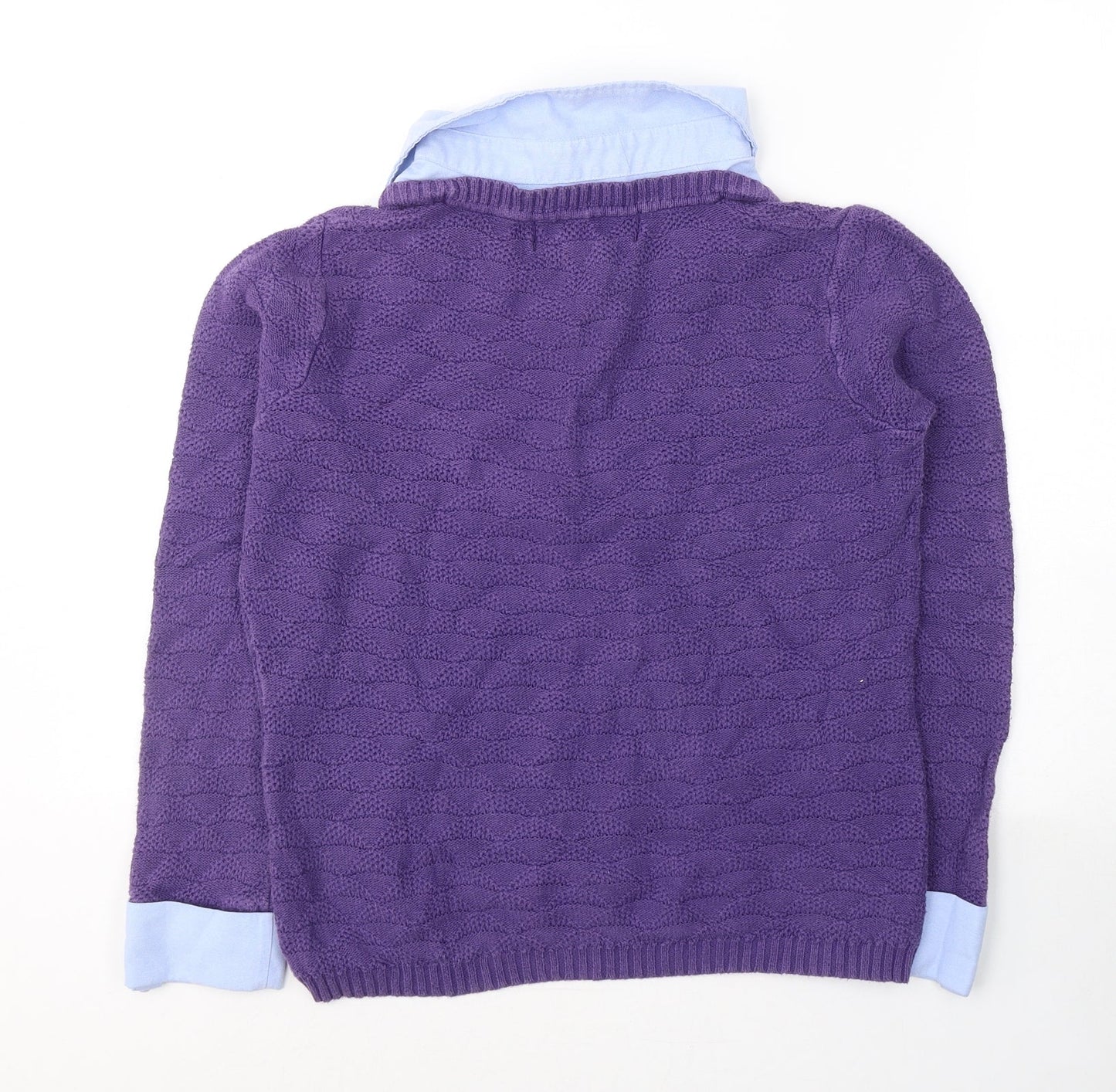 Womens UK Size 10 Paco Boutique Purple Pullover Jumper