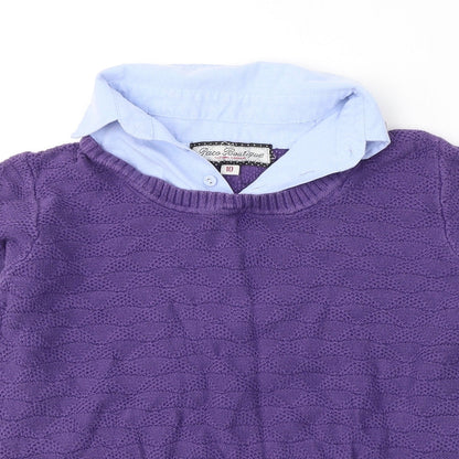 Womens UK Size 10 Paco Boutique Purple Pullover Jumper