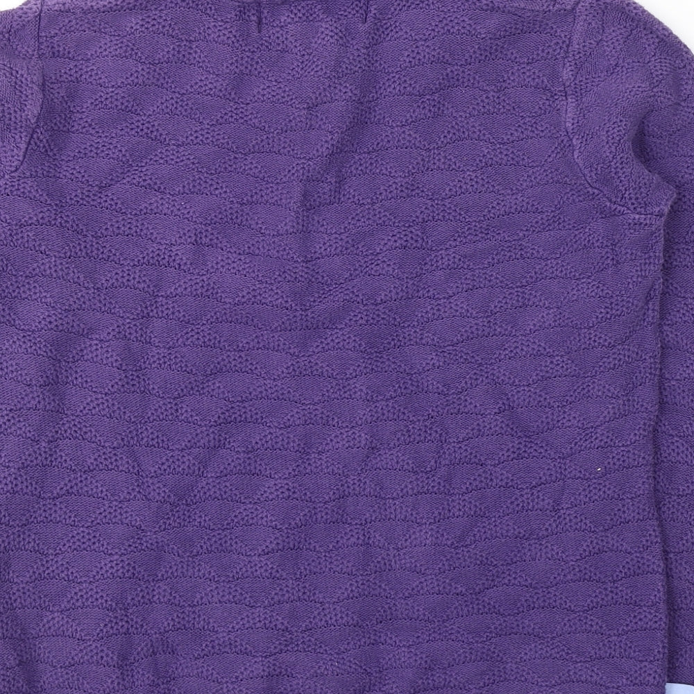Womens UK Size 10 Paco Boutique Purple Pullover Jumper