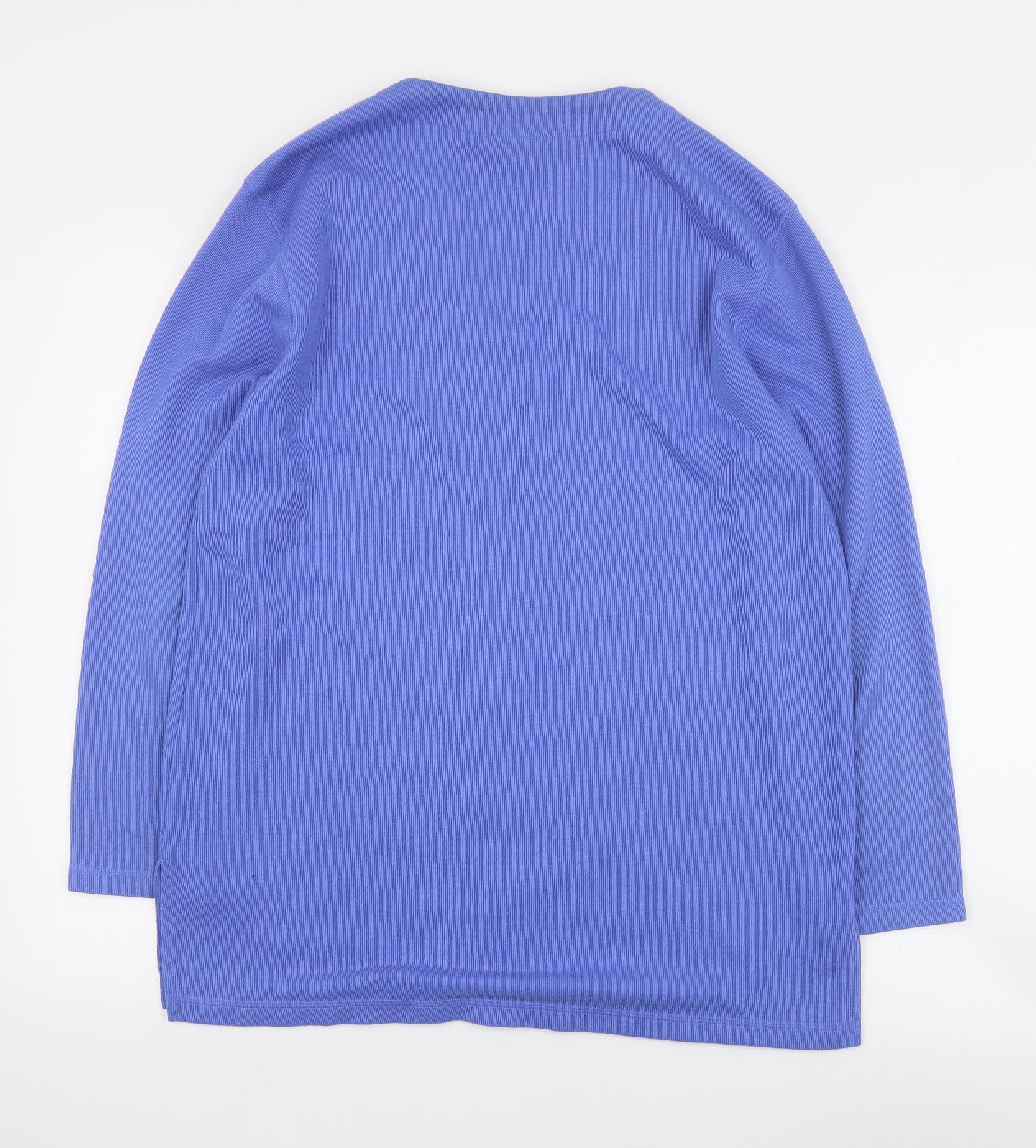 Womens UK Size S Mackays Blue Full Zip Jumper