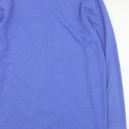 Womens UK Size S Mackays Blue Full Zip Jumper