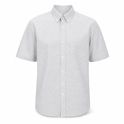 Mens UK Size L George Black  Button-Up Short Sleeve Casual Shirt