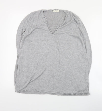 Womens UK Size M Retrology Grey Pullover Jumper