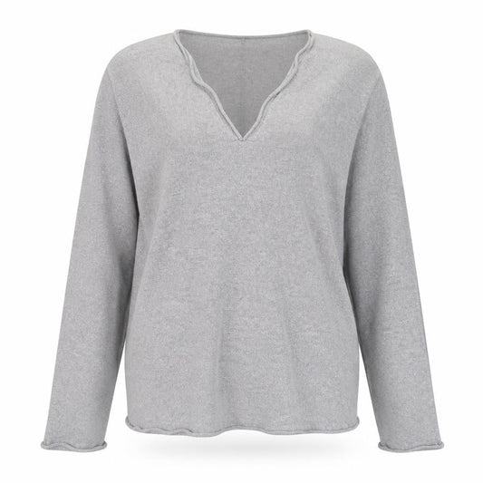 Womens UK Size M Retrology Grey Pullover Jumper