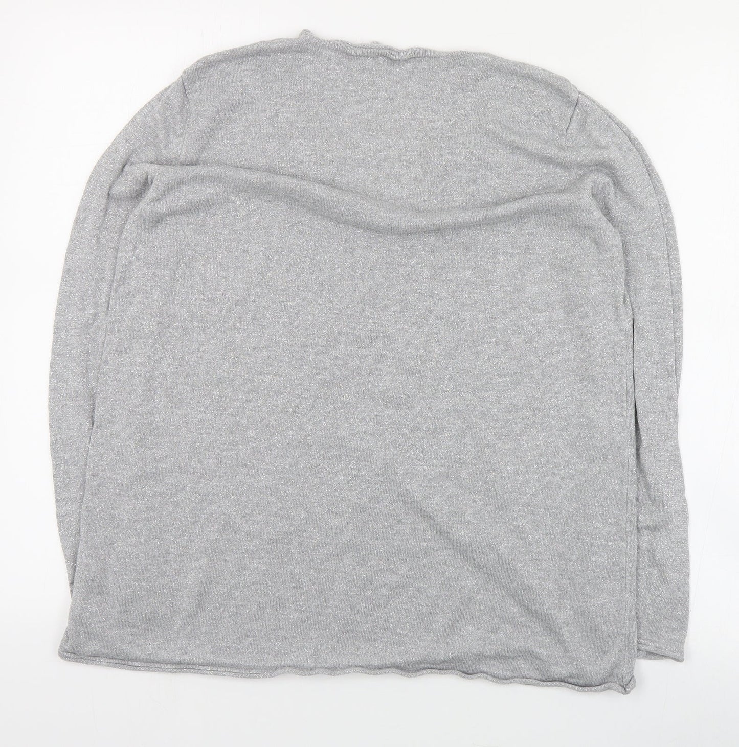 Womens UK Size M Retrology Grey Pullover Jumper