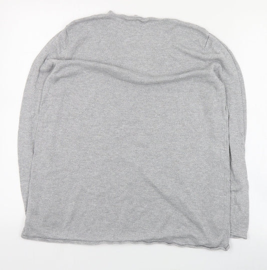 Womens UK Size M Retrology Grey Pullover Jumper