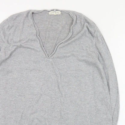 Womens UK Size M Retrology Grey Pullover Jumper