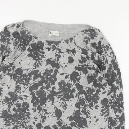 Womens UK Size S Minuet Petite Grey Pullover Jumper