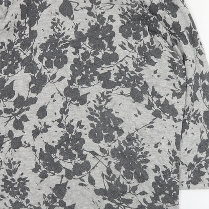 Womens UK Size S Minuet Petite Grey Pullover Jumper
