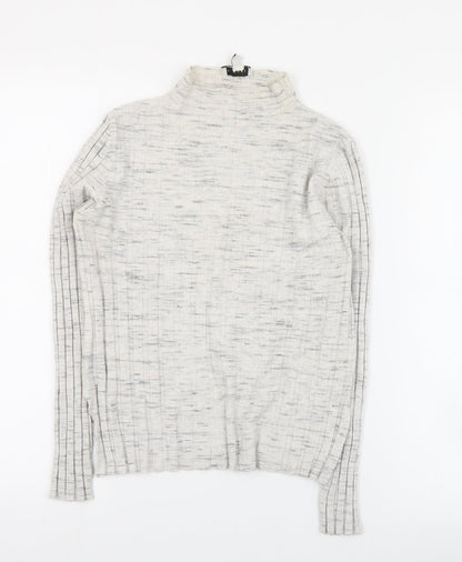 Womens UK Size M Topshop Grey Pullover Jumper