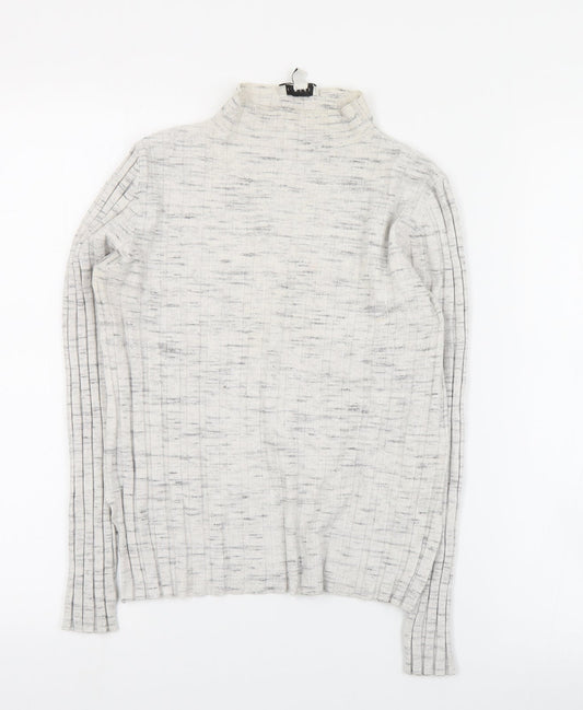 Womens UK Size M Topshop Grey Pullover Jumper