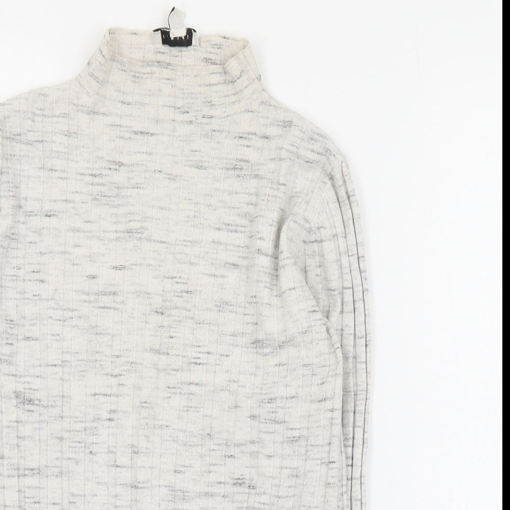 Womens UK Size M Topshop Grey Pullover Jumper