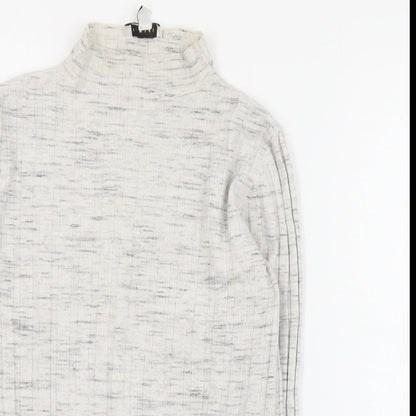 Womens UK Size M Topshop Grey Pullover Jumper