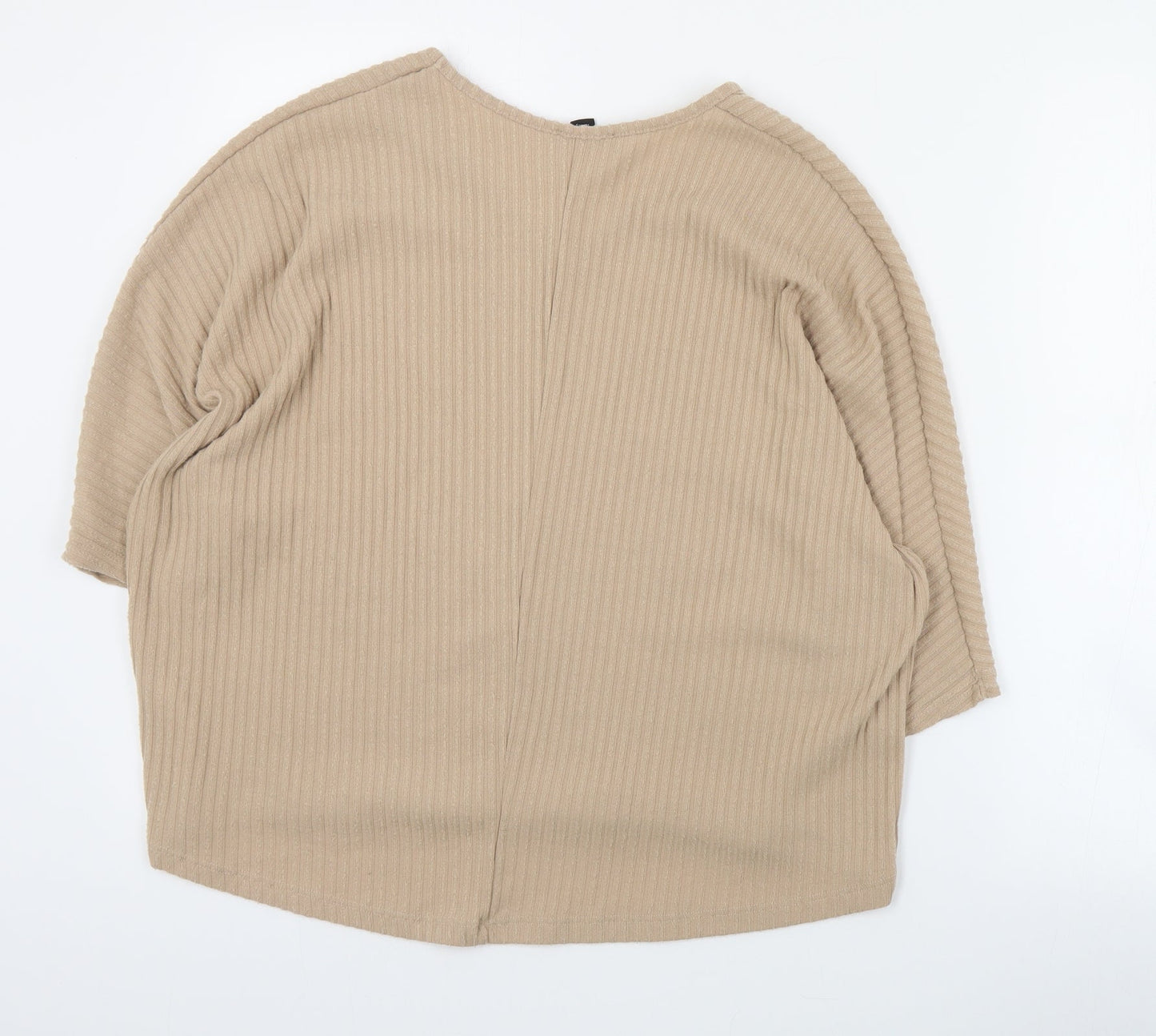 Womens UK Size S New Look Brown Pullover Jumper