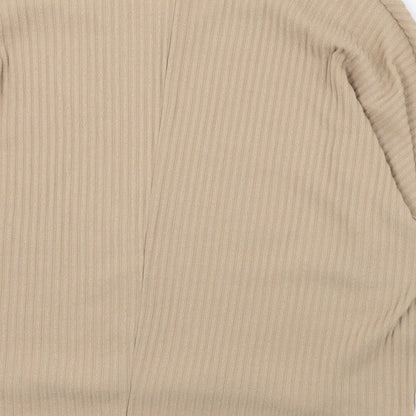 Womens UK Size S New Look Brown Pullover Jumper