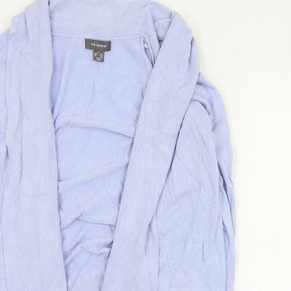 Primark Womens Blue V-Neck  Acrylic Cardigan Jumper Size S